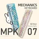 Miffy x MiPOW米菲機械鍵盤MPC07 藍色