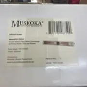 Muskoka Lifestyle Products Electric Infrared Patio Heater Sun wave 3000w 220v W/