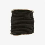 Army Style Black 8mm Bungee Shock Cord Elastic Off the Roll for Basha & Camping