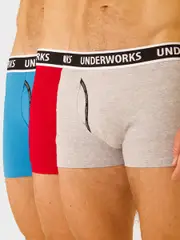Underworks 3 Pack Fly Front Trunk