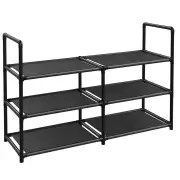 NNETM Keep your entryway tidy and stylish with our 3-Tier Shoe Rack