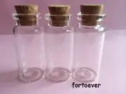 5pcs 10ml Clear Glass Bottles with Corks Jars 22*50*12.5mm