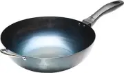 Fujita Metal Iron Wok One-handed 30cm Made in Japan Suit Discerning craftsm 30cm