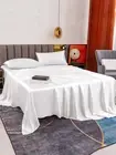 19 Momme Bedding Set 4 Pcs Nature Silk Set Fitted & Flat Sheets & 2 Pillowcases