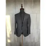 THE SUIT COMPANY法蘭絨深灰窗格紋西裝外套