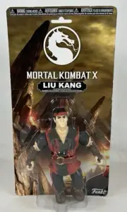 FUNKO, MORTAL KOMBAT X, SAVAGE WORLD, LIU KANG 5.5" FIGURE, NEW