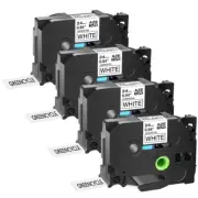 GREENCYCLE 4 Pack Compatible With Brother P-Touch Tape TZe-251 TZ-251 TZ251 AZE