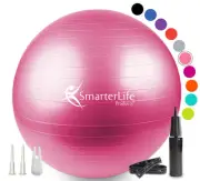 SmarterLife Exercise Ball Yoga Ball for Fitness, Balance, Stability, or Pregn...