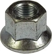 Dorman 611-043 Wheel Nut 11/16-16 Flanged Flat Face - 1-1/8 in. Hex, 1-1/16 in. Length, 10 Pack