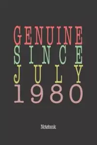 在飛比找博客來優惠-Genuine Since July 1980: Noteb