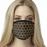 Honeycomb FACE MASK Washable Reusable Unisex Face Cover Cloth USA Seller