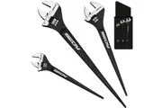 3x Metric Adjustable Construction Spud Wrench Alignment Holes Crowbar Heavy Duty