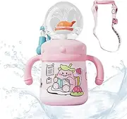 Toddler Whale Fountain Tumbler | Whale Sprinkler Sippy Cup - Portable Child Drinking Cup for Home Travel, Spill-Proof Travel Tumbler