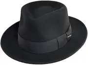 [Scala] Classico Men's Crushable Water Repelant Wool Felt Fedora Hat