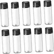 DINHEAROM 24Pcs Mini Essential Oil Glass Bottles Leak Travel Vials for Aromatherapy Compact Containers for Makeup Supplies and Liquids