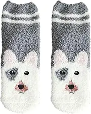 [Generic] For Womens Coral Fleece Socks Stripe Socks Colorful Lightweight Athletic Socks Casual Socks Thermal Socks Smart Wool Boot Socks
