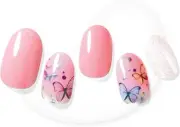 Dashing Diva Glaze Semi Cured Gel Nail Butterfly Whisper Uv lamp Not Included