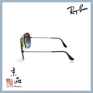 RAYBAN RB3025 002/4W 58mm 黑框 紅水銀片 飛官 雷朋太陽眼鏡 公司貨 JPG京品眼鏡 3025