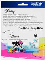 Brother Disney Mickey & Friends Applique Pattern Collection 1 for ScanNCut