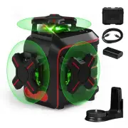 VADER 3D LASER LEVEL 3x360° Laser for Construction and Picture Hanging, 12 Gr...