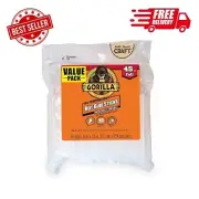 'Gorilla Hot Melt Glue Gun Sticks 11mm Full Size Lot Bulk 45Count All Surface Ne