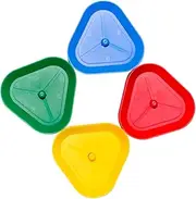 4Pcs Triangle Card Holders Hands Organizers for Board Games for Standard Playing Card Decks for Adults Compact and Convenient