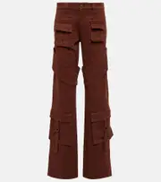 [Blumarine] Blumarine Cotton canvas cargo pants AU 14 red