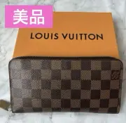 Louis Vuitton Damier Canvas Zippy Wallet For Women 4 Inch Long Wallet