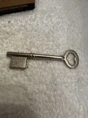 New Ilco 14AB Uncut Key Blank Solid Barrel Steel Skeleton Key Silver Colored Bit