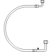 Air Conditioning Hose Line - Compressor to Condenser Fits Case IH 2188 2366