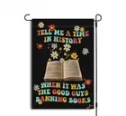 Read Banned Books Garden Flag, Good Guys Don'T Ban Books, Garden Flag, Yard Flag