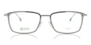 BOSS Boss 1197 R81/IR Men's Glasses Silver Size 56 - Private Health Rebate - Blue Light Block Available