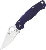 Spyderco Para-Military 2 Comp Lock Blue. CPM S110V stainless blade