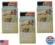 (3 Pack) Zoo Med Hermit Crab Salt Water Conditioner, 2.25-Ounce Each