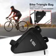 Bicycle Triangle Bag Front Tube Frame Saddle Storage Bag Waterproof Pouch Durabl