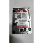 含稅 旗艦紅標 WD 3.5吋 SATA 4TB 4T 保1個月 WD40EFRX 09H019