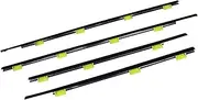 Car Side Window Weather Strips Window Glass Sealant Sealing Strip Compatible for Honda CRV 2002-2006 72410-S9A-003