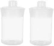 OKUMEYR 2pcs Weighing Bottle Laboratory Reagent Bottle Agent Container Reagent Flask Reagent Jar Water Lid Chemical Reagent Vials Fragrance Filters Iced Conical Laboratory Bottle Plastic
