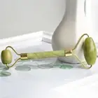 10Pcs Natural Chakra Serpentine Jade Crystal Facial Massager Roller Beauty Tool