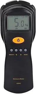 AS981 Wood Moisture Meter, Digital LCD Non-s Detector with 10 Density Modes for Bamboo Paper Lumber, Carpenter Measuring Tool