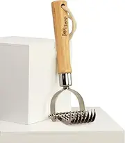 Dan & Sam Bamboo Dematting Rake - Large, Premium Pet Grooming Tool for Dogs & Cats, Eco-Friendly Bamboo Handle, Effortless Knot & Tangle Removal, Ideal for Thick & Long Fur