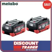 Metabo 18V 8.0Ah LiHD Lithium-Ion Twin Battery Pack 2x 8Ah Batteries AU32102800