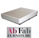 DOUBLE ENSEMBLE BED BASE FRAME ONLY - ASSEMBLED - AUSTRALIAN MADE IN WHITE