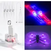 For DJI AIR 3 Drone Propeller LED Light Flash Ring Paddle Blade For Night Flight