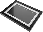 Marathon Runner's Showcase A4 Medal Frame Holder Soft Padding Display Case Home Decor Shadow Box Photo Frame