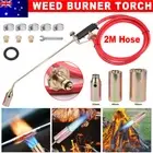 Propane Weed Burner Kits Shrub Grass Killer Gas Torch Garden Tool + 3 Nozzle AU