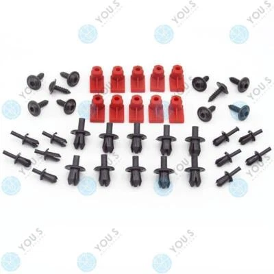 40 X You.S Orig. Set Wheel Housing Mounting Screws Clips for Opel Astra H & J
