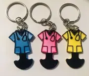 Nurse /Vet Nurse Scrubs Shopping Trolley Key Token Removable for Coles Aldi etc.