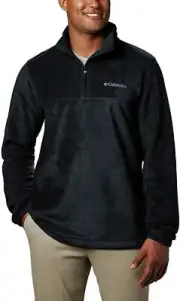 Columbia Men's 100% Polyester Steens Mountain Half-Zip Fleece Jacket, Navy XL