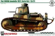 1/72 Italian FIAT 3000 1921. Painted Resin. Over 1900 models on offer